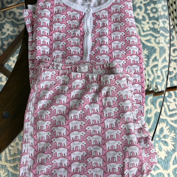 Roller Rabbit Original Hathi women’s pink pajamas XS - Picture 2 of 5